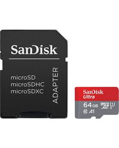 SanDisk 64GB Ultra MicroSDXC UHS-I Memory Card