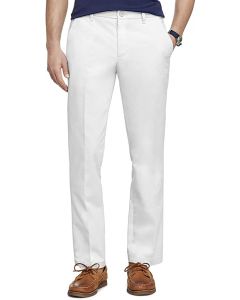 Men's Performance Stretch Straight Fit Flat Front Chino