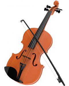 Kid’s Toy Violin with 4 Adjustable Strings and Bow