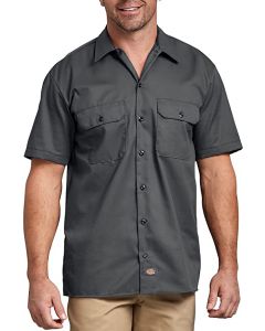 Men's Big and Tall Short-Sleeve Work Shirt