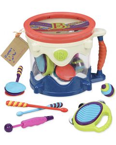 Drumroll Please – 7 Musical Instruments Toy Drum Kit